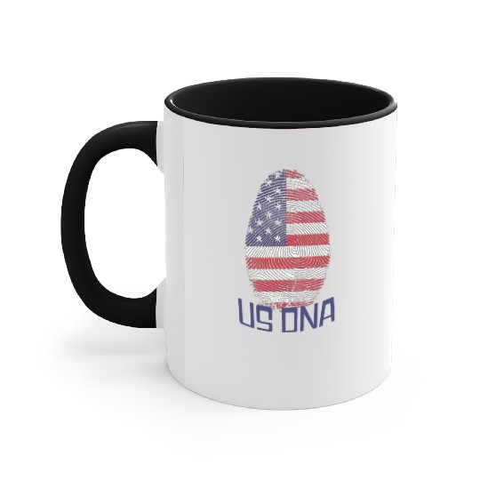US DNA - Love America Accent Mugs