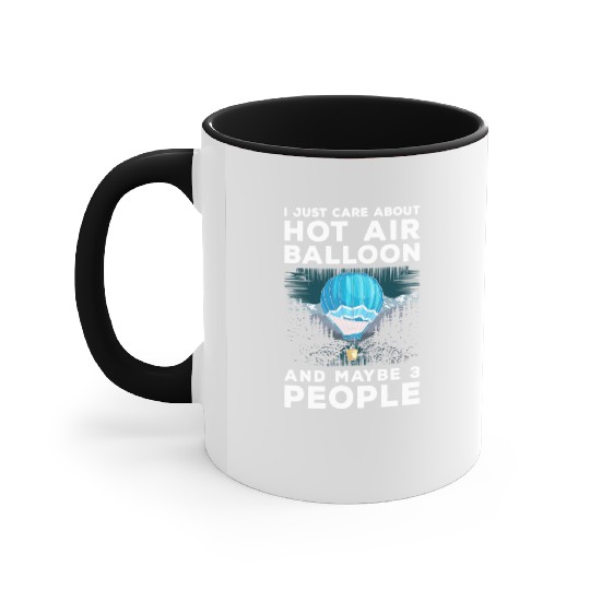 Hot Air Balloon Colors Adventure Accent Mugs