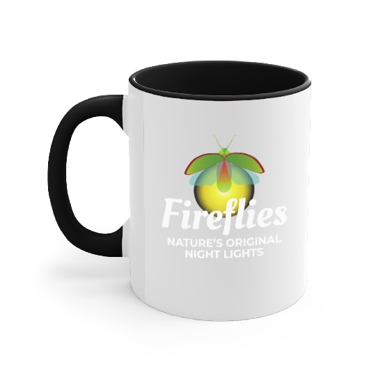 Fireflies Firefly Lightning Bug Insect Collector Accent Mugs
