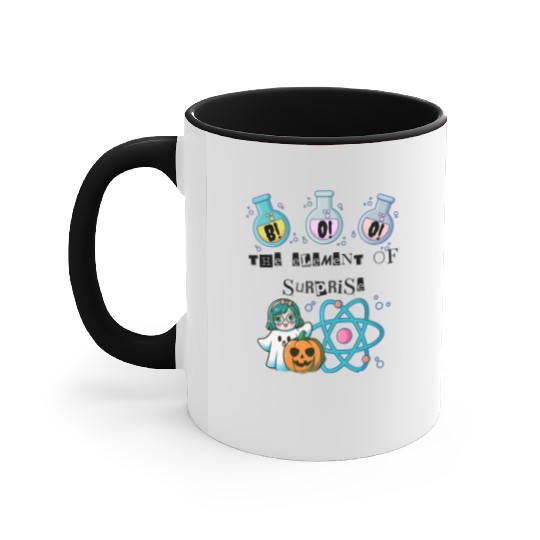 Chemistry Boo The Element Of Surprise Chemist Hall Accent Mugs
