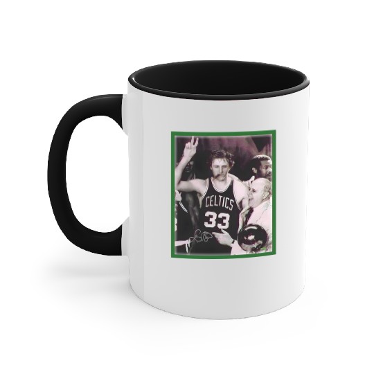 Larry Bird Accent Mugs