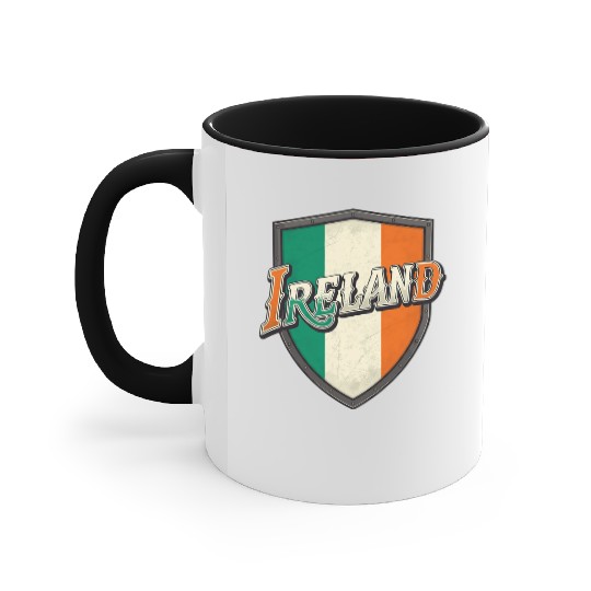 Ireland Flag Accent Mugs
