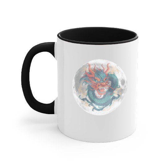 Moon and Dragon Accent Mugs: A Legend Among the Stars