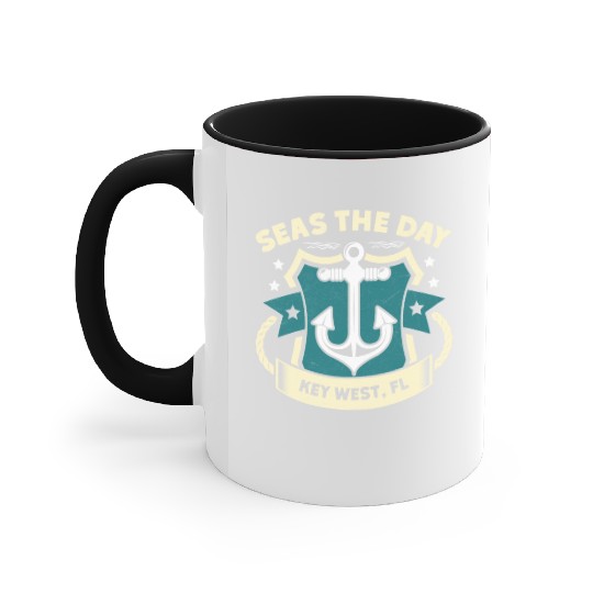 Key-West SEAS A DAY KEY-WEST SEAS Yachting Accent Mugs