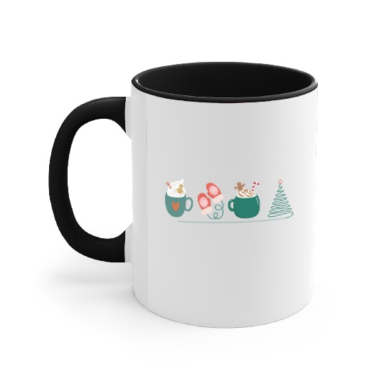 Christmas - Hot winter beverages Accent Mugs