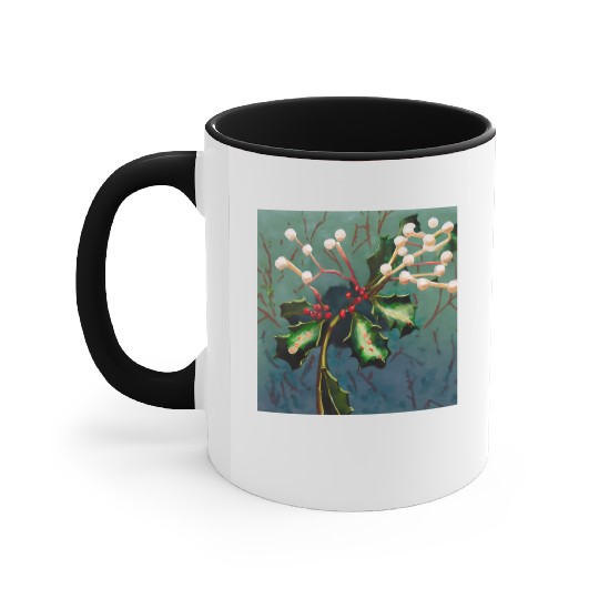 Your mistletoe Accent Mugs