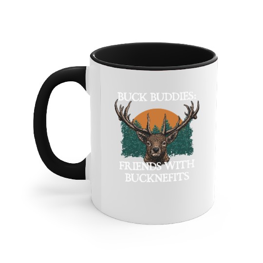 BUCK Buddies Deer Hunting Elk Hunter Friends Hobby Accent Mugs