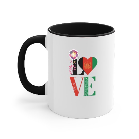 Kabul Store Love Afghanistan Accent Mugs