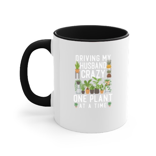 Plant Lover Gardening Husband Wife Accent Mugs