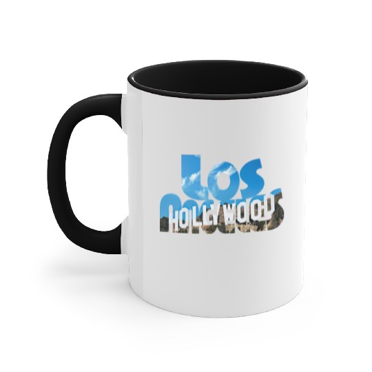 Hollywood on Los Angeles Accent Mugs