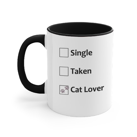 Cat lover Accent Mugs