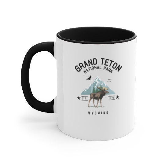 Grand Teton National Park Est. 1929 Wyoming Accent Mugs