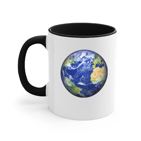 Planet Earth – Realistic Globe Environmental Art Accent Mugs