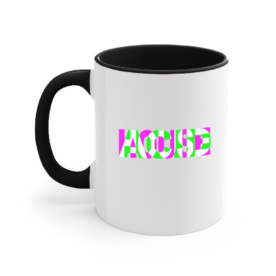 Acid House Techno Raver Accent Mugs
