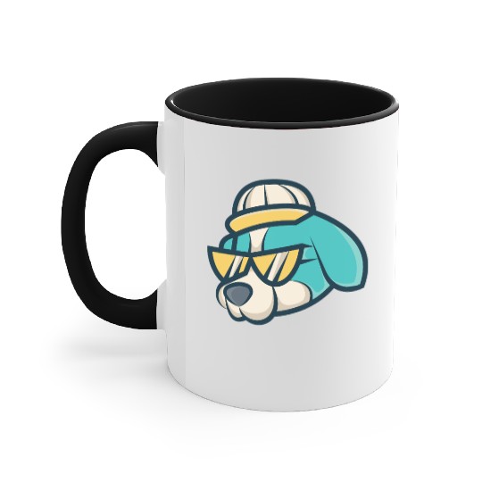 Cool Pup Vibes – Streetwear Dog Art Accent Mugs