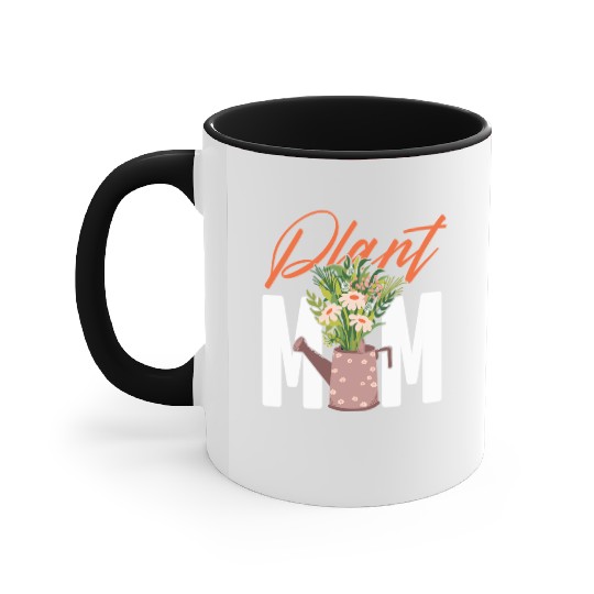 Plant Lover Gardening Plant Mom Accent Mugs