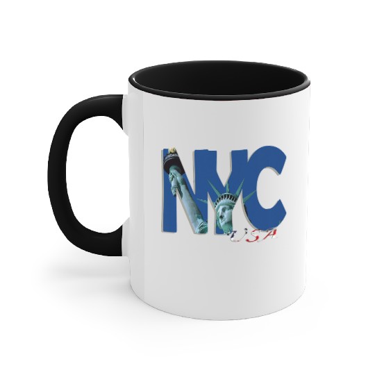 Art of Statue of Liberty Accent Mugs