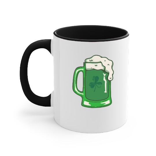 Green Beer Accent Mugs