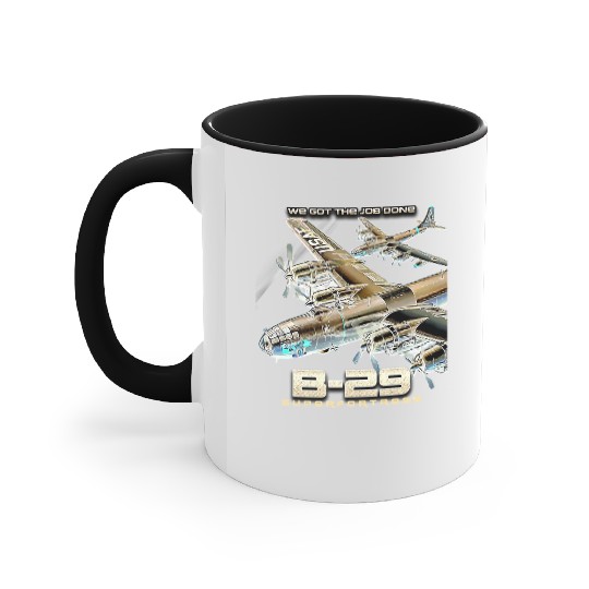 B29 Superfortress War II-era Bomber Aircraft Accent Mugs