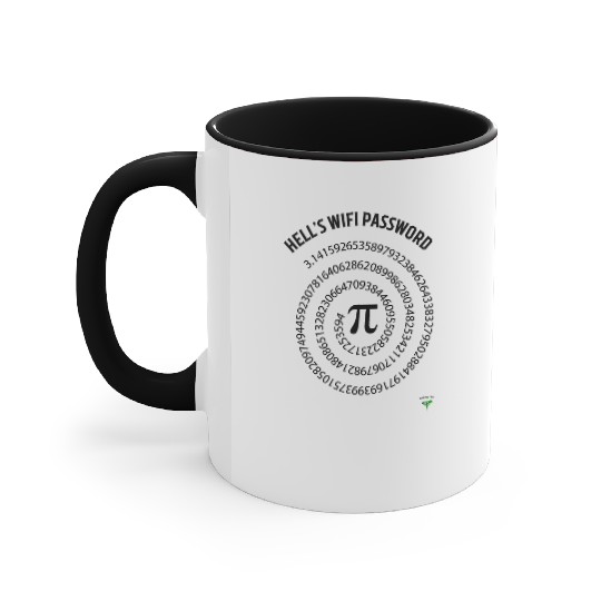 Hells Password White Accent Mugs
