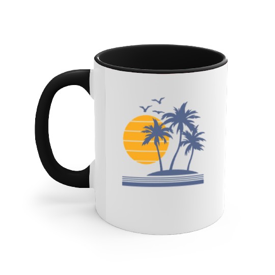 Beach Summer 2025 2k25 Matching Group Trip Travel Accent Mugs