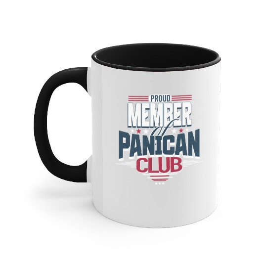 proud member of panican party design Accent Mugs