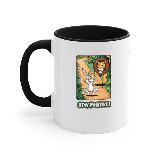 Stay Positive | Motivational & Inspirational Quote Accent Mugs