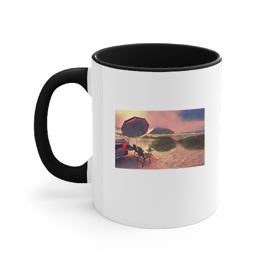 Morro Beach Picnic Accent Mugs