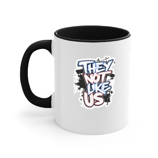 They Not Like Us Accent Mugs