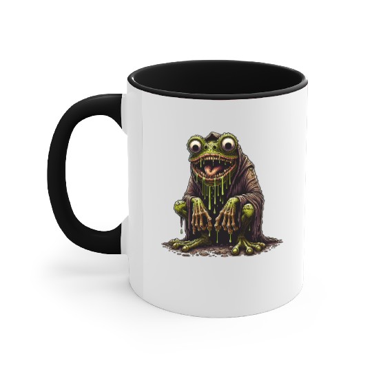 Slime Toad Monster – Creepy Hooded Swamp Creature Accent Mugs