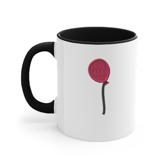 Balloon embroidered Accent Mugs