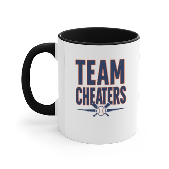 Houston Asterisks Baseball Team Cheaters Accent Mugs