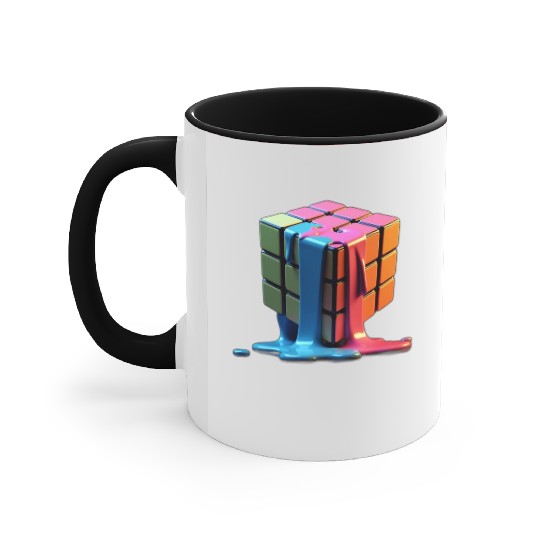 Rubiks Cube Accent Mugs