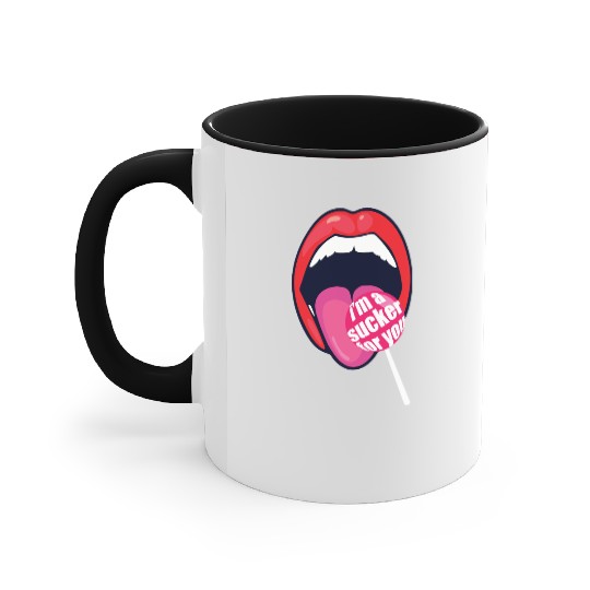 I m a Sucker For You Candy Pop Fans Lollipop 01 Accent Mugs