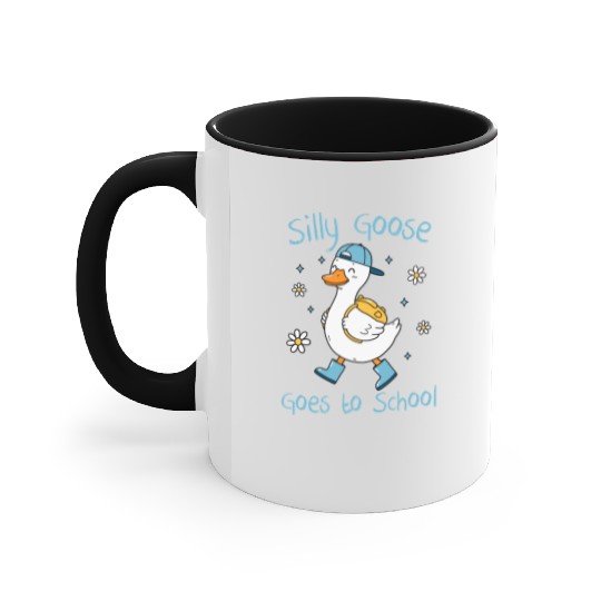 Silly Goose Back to School Funny Accent Mugs