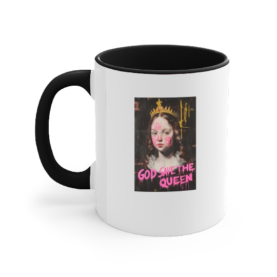 God Save the Queen Accent Mugs