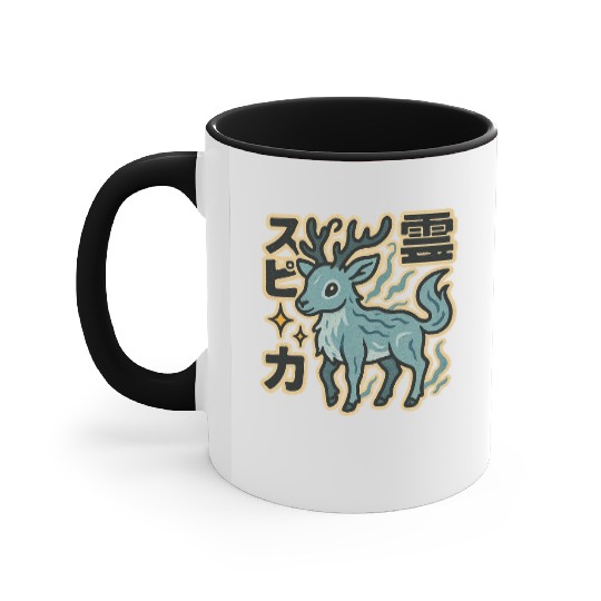 Spirit Elk Japanese Accent Mugs