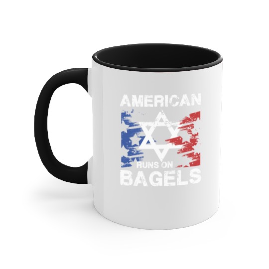 American Pride with Star and Bagel Spirit Accent Mugs