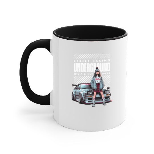 Japanese Underground Street Racing - JDM Car Accent Mugs