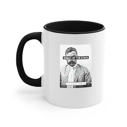 Emiliano Zapata (EOTS) (B&W) Accent Mugs