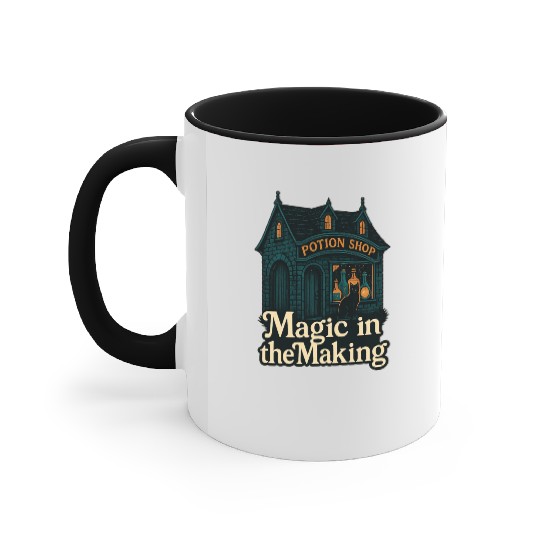 Potion Shop Witchcraft Design Accent Mugs
