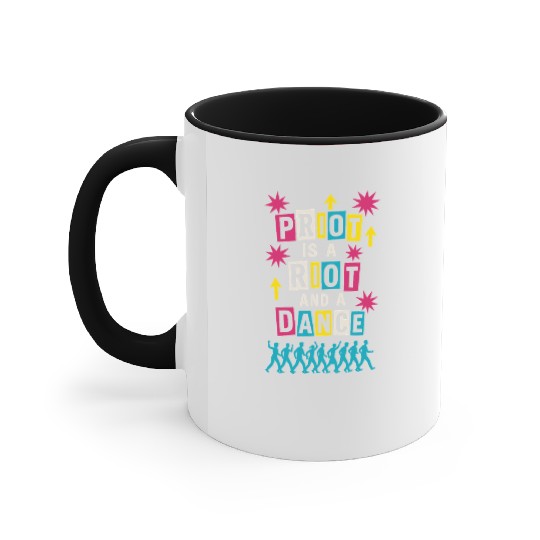 Queer Pride Queer Joy LGBTQ+ Affirmation Trans Accent Mugs