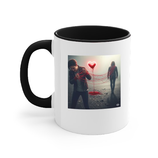 The Bleeding Heart Accent Mugs