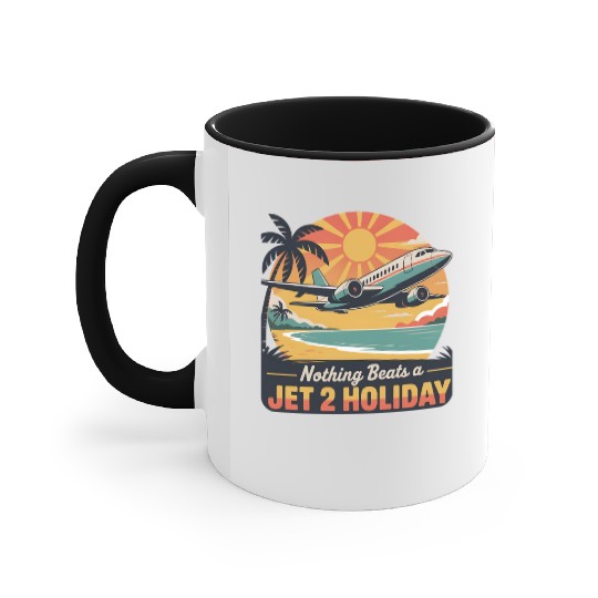 Nothing beats a Jet2 Holiday Tropical Sunset Scene Accent Mugs