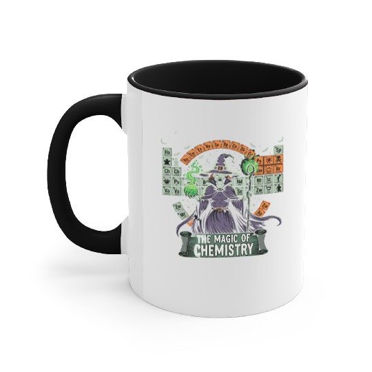 Witch Chemistry Alchemy Design Accent Mugs