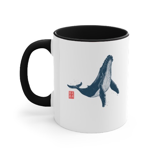 Big Whale Japanese Aesthetic Accent Mugs