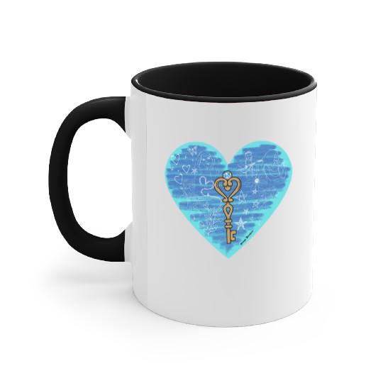 Girlhood in light blue Accent Mugs