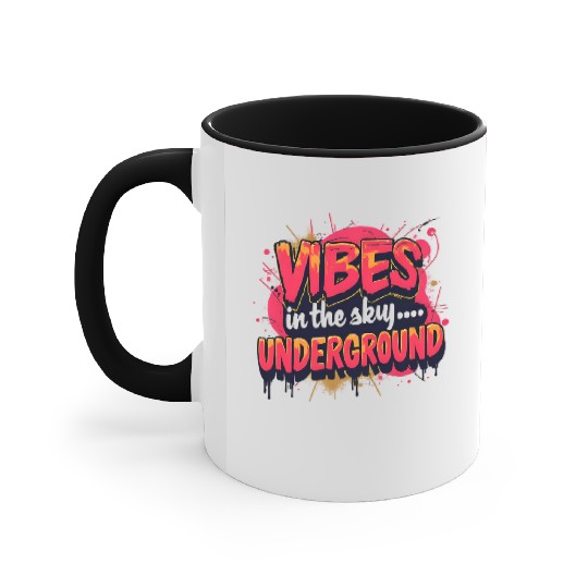 Vivid Underground Vibe Accent Mugs