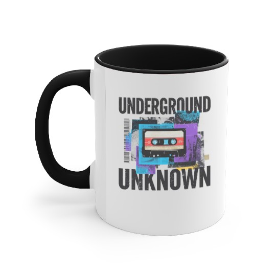 Underground Cassette Tape Urban Art Accent Mugs