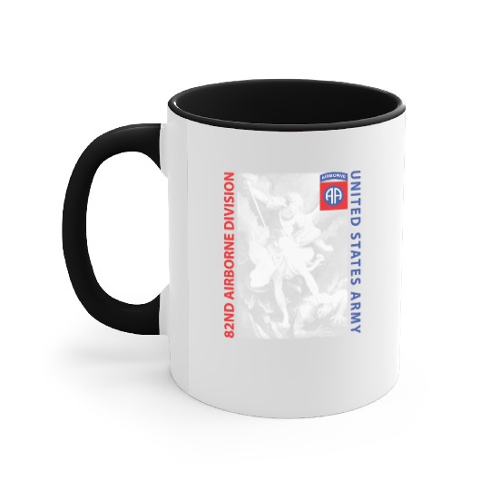 82nd Airborne - Saint Michael Accent Mugs